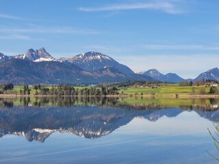 Aussicht am 23. April...rechts im Bild sind wir Zuhause