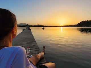 Fantastische Sonnenuntergänge am Hopfensee