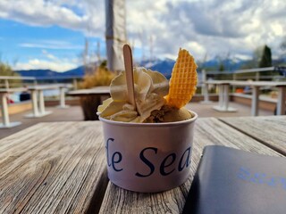 Eiszeit mit traumhafter Aussicht am Hopfensee...