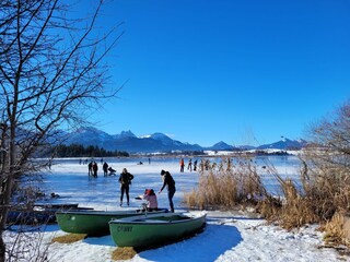 Wintervergnügen am Hopfensee