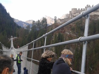 longest Tibet Style pedestrian suspension bridge