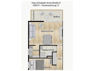 Appartamento per vacanze Wangerooge  32