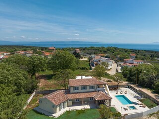 The Villa from the air