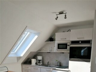Kitchen in the living area