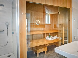 integrierte Sauna