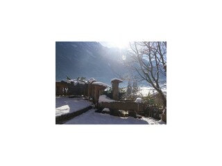 Landhaus Grawa Fulpmes Aussicht im Winter