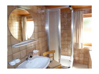 Landhaus Rungger, Dusche+Badewanne, Zimmer 2+3+4+6