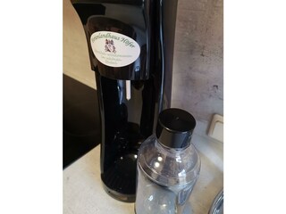 Wir haben in allen Appartements Soda Stream