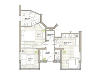 Fewo Grundriss