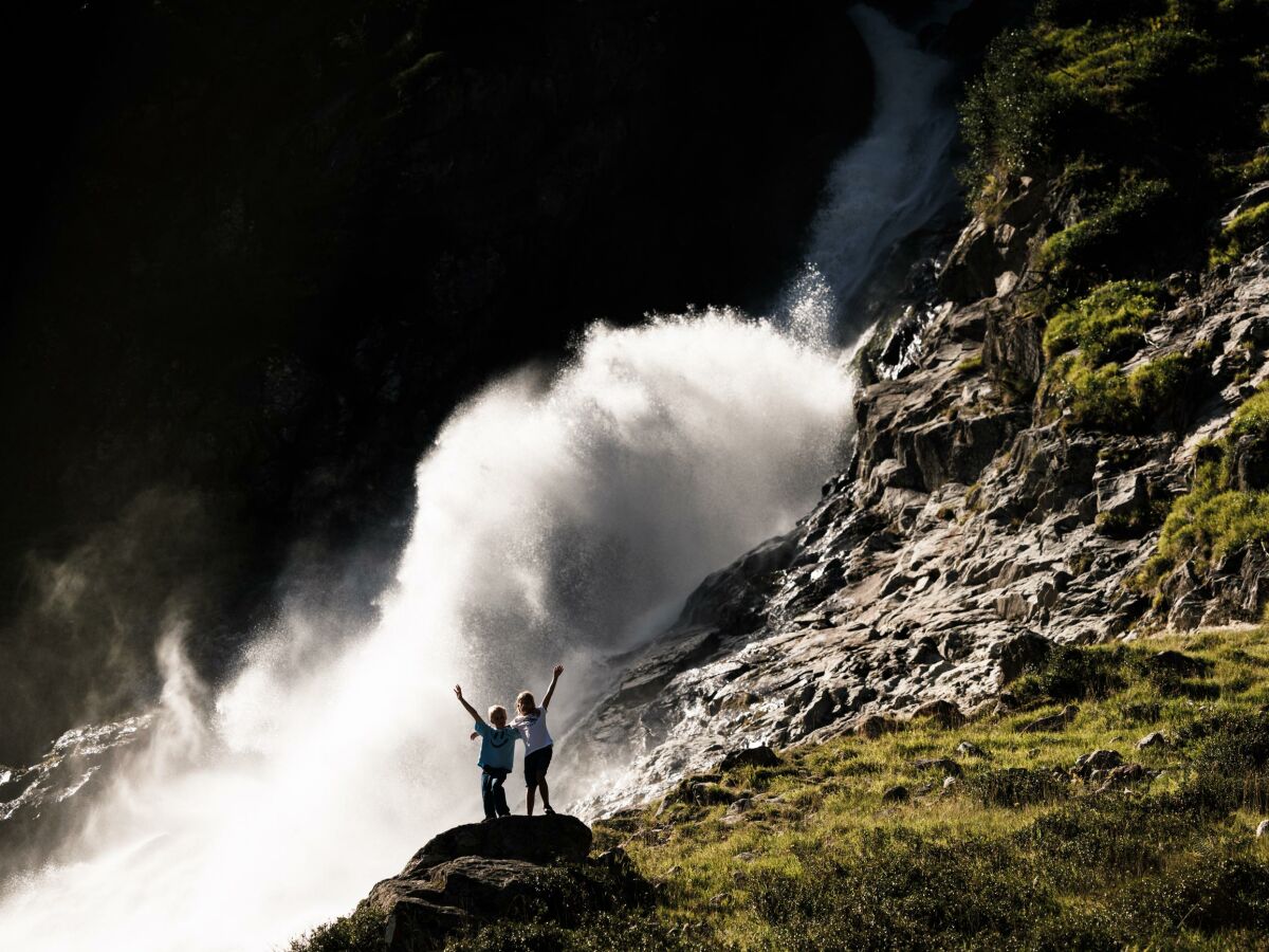 Kinder Sulzenau Wasserfall