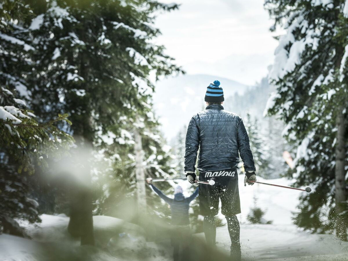 Langlaufen durch WInterwälder