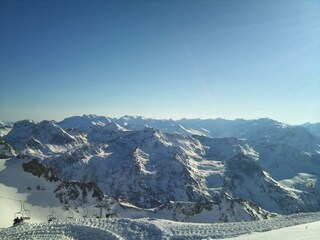 Stubaier Gletscher Richtung Dolomiten