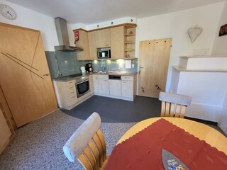 Küche Gletscherblick