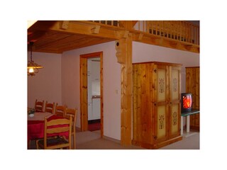 Blick zur Empore! Kücheneingang