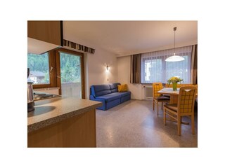 Apartment Nr. 2, Wohnraum Küche