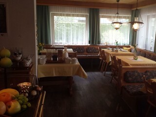 Unser Frühstücksraum