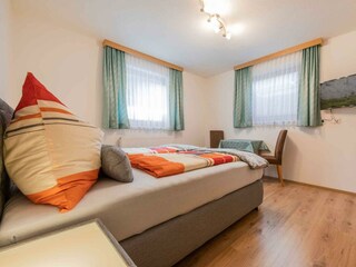 Schlafzimmer in der kleinen Wohnung