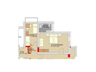 Appartments Agnes FW Serles Skizze