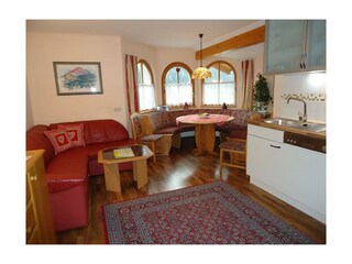 Ferienland Höfer Sonnenstein Wohn-/Esszimmer