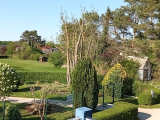 Blick vom Balkon