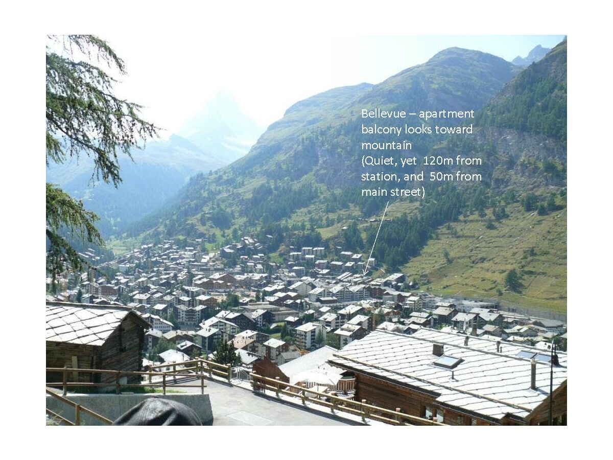 Haus Bellevue: in the centre of Zermatt & quiet
