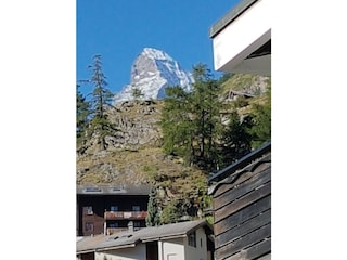 Das Matterhorn - Blick vom Balkon