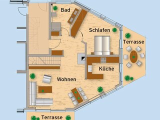 Appartamento per vacanze Juist Pianta del piano 29