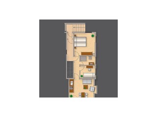 Apartamento de vacaciones Juist Plano de planta 21