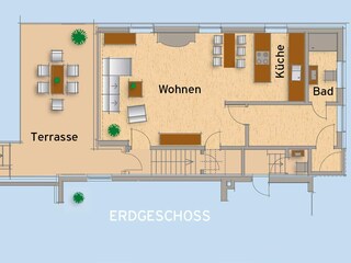 Appartamento per vacanze Juist Pianta del piano 25