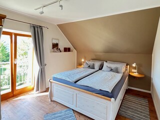 Ferienhaus EulenNest Millstättersee Schlafzimmer