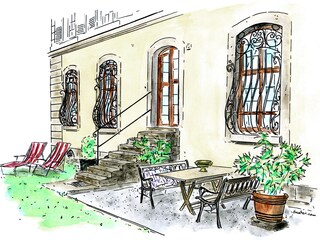 Apartamento de vacaciones Maroldsweisach Grabación al aire libre 8