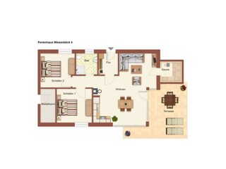 Casa de vacaciones Röbel Müritz Plano de planta 24