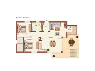 Vakantiehuis Röbel Müritz Grondplan 26