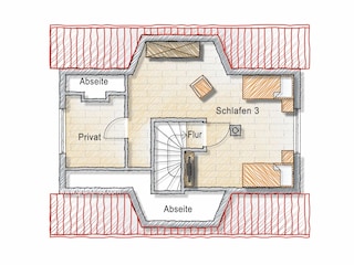 Grundriss Dachgeschoss
