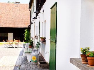 Innenhof des Schlossguts