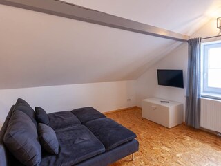 Wohnbereich im Dachgeschoss