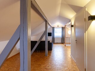 Wohnbereich im Dachgeschoss