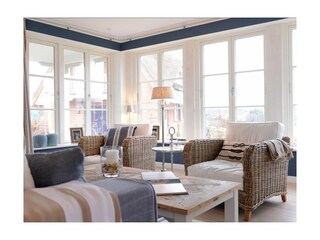 Nantucket Blue- Blick in den Wohnbereich