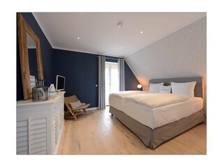 Nantucket Blue- Schlafbereich 1 mit Doppelbett