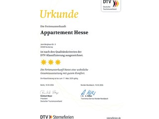 DTV Urkunde