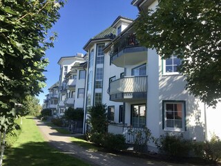 Haus Eingang Residenz Commodore