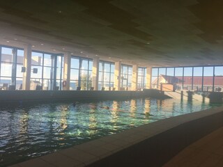 Die Grömitzer Welle, direkt an der Promenade