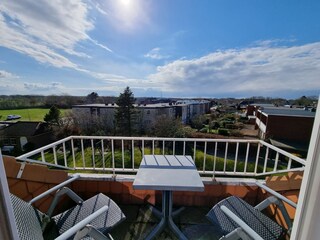 Balkon mit toller Aussicht