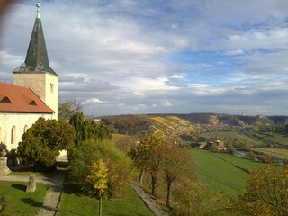 Blick von Zscheiplitz nach Freyburg