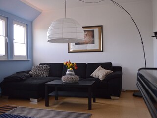 Sofaecke im Wohnzimmer