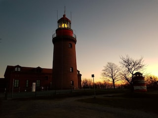 Der Leuchtturm beim Sonnenuntergang