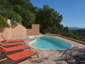 Pool with sea view