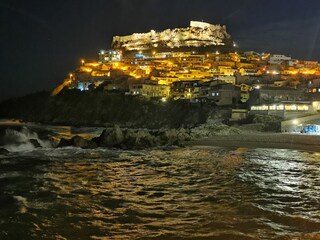 Burg Castelsardo bei Nacht