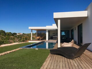 Garden and pool area