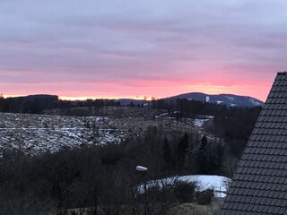 Blick vom Balkon in SW-Richtung